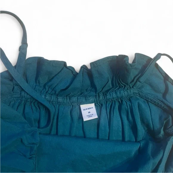 Teal Ruffle Camisole - Picture 3 of 6